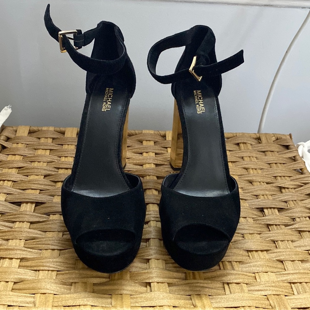 Michael Kors porter suede platform sandal